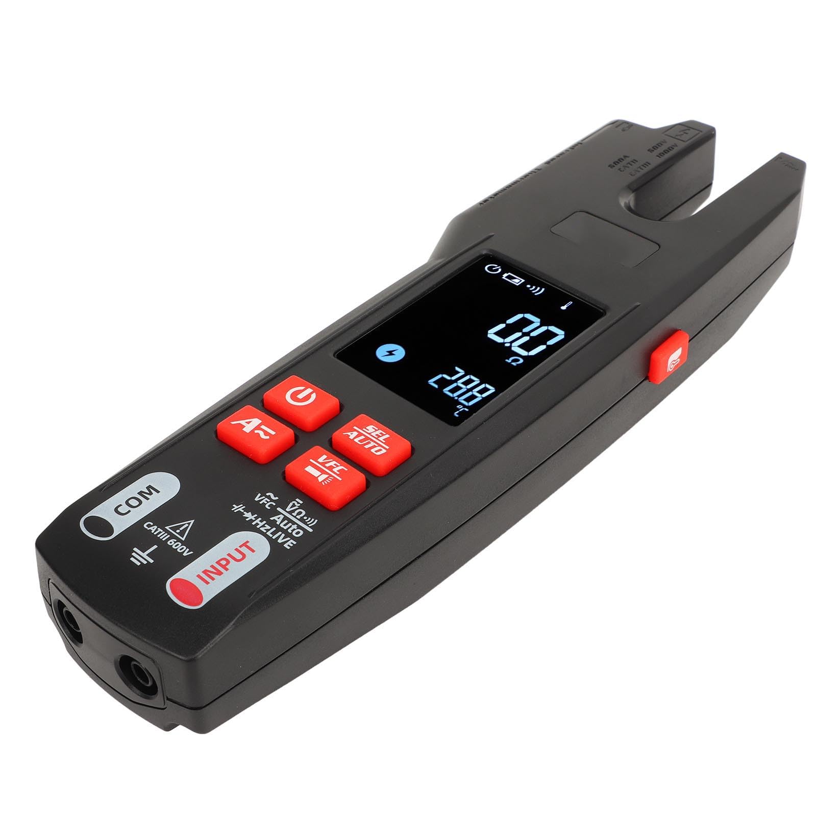 Gonetre Pinza Amperometrica DC AC con Termometro a Infrarossi, Multimetro Digitale a Pinza True RMS