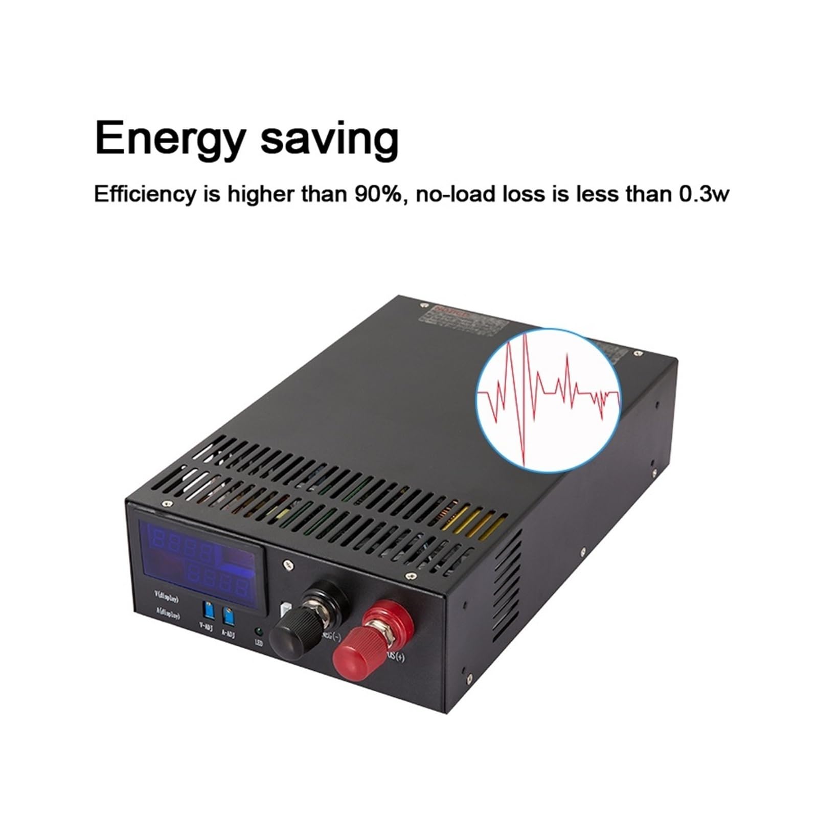 3000 W Uniwersalny Regulowany Zasilacz Impulsowy O Dużej Mocy 12V-80V 50A-125A Transformator Zasilacza CC/CV Wszechstronny i wydajny(0-80V 0-37A,With display)