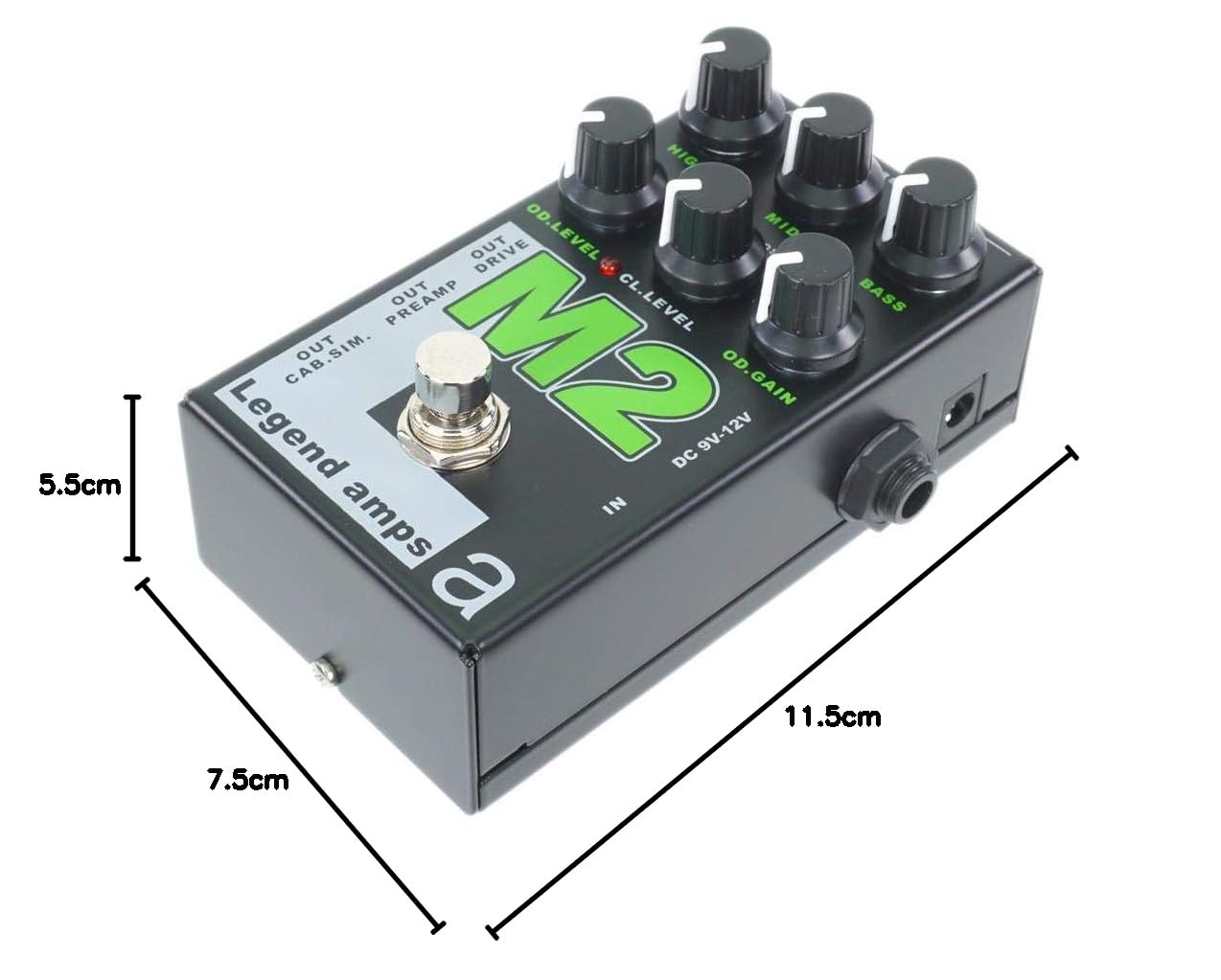 AMT M2-2 JFET preamplificatore distorsione chitarra Cab Sim JCM800