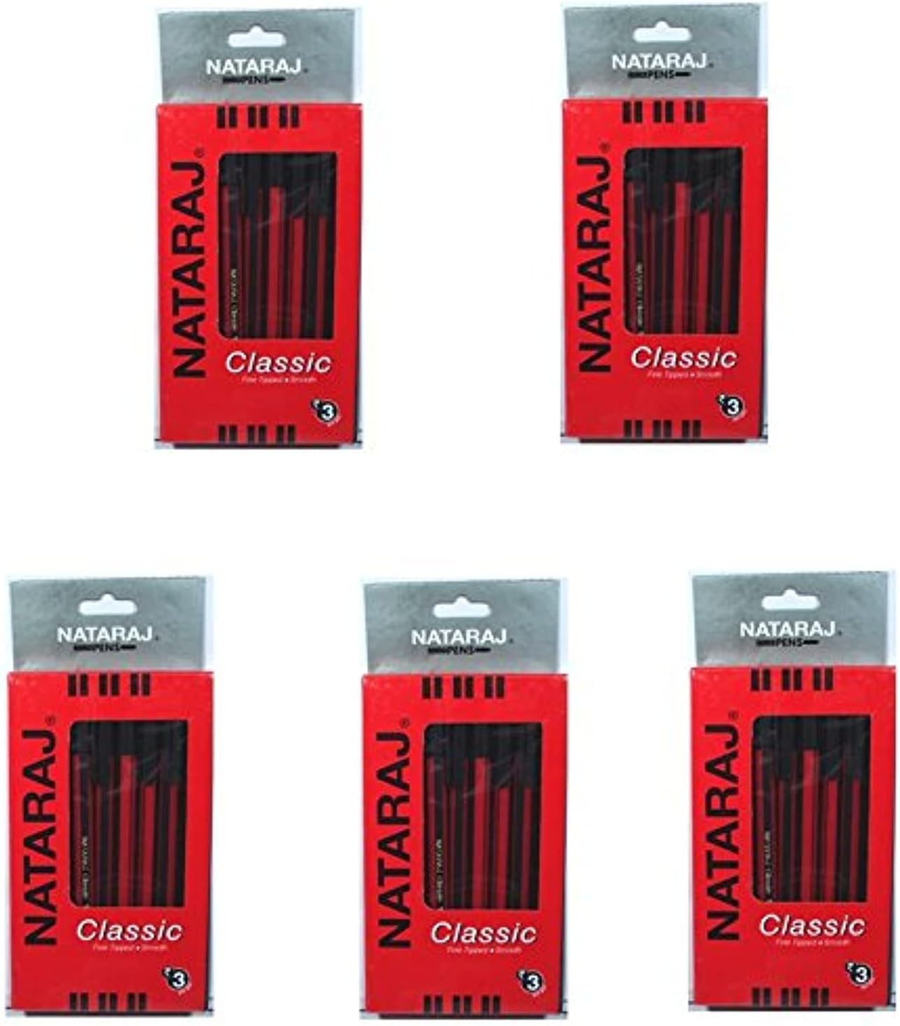 Nataraj Classic Blue Ball Pen Pack of 5 Amazon.in Office Products