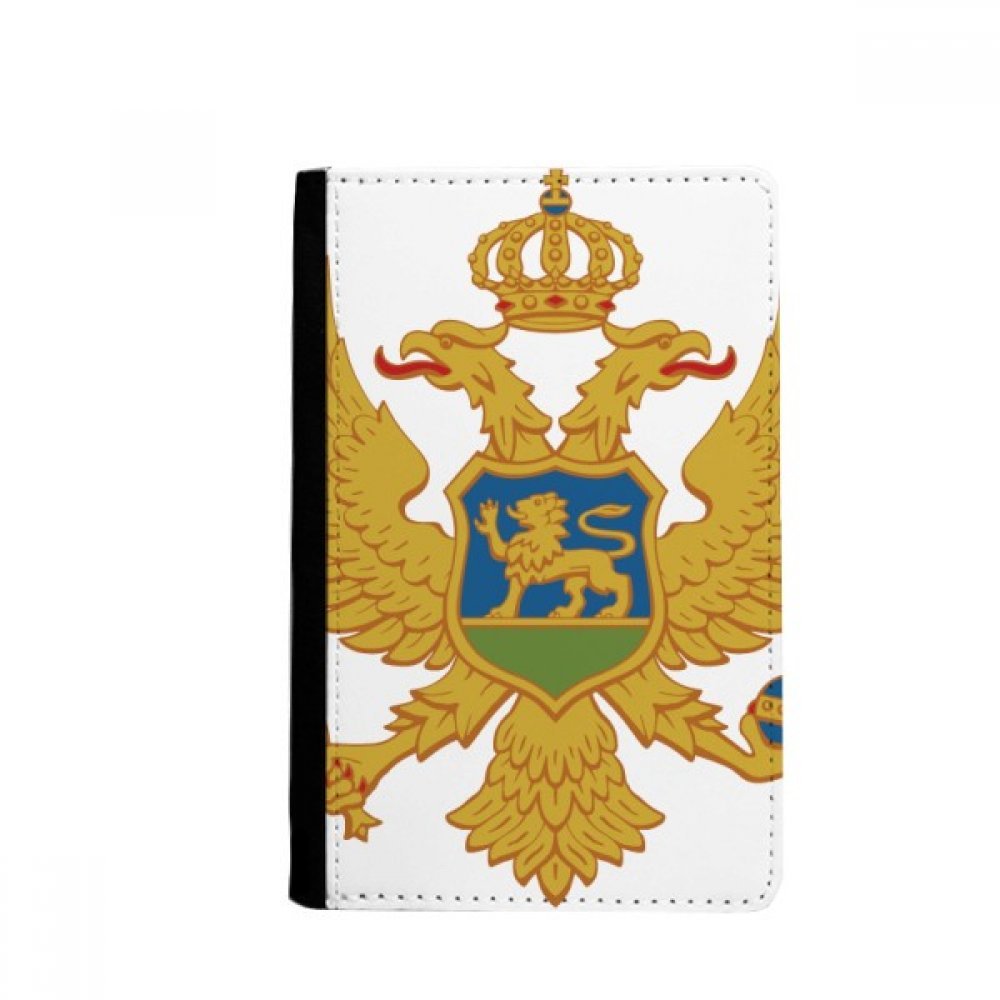Montenegro Europe National Emblem Passport Holder Notecase Burse Wallet Cover Card Purse