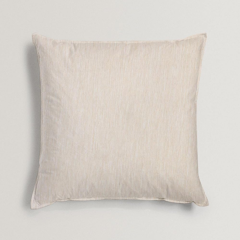 Kt KILOtela - Tissu d'ameublement, jacquard chenille, tapisserie de chaises, coussins, tête de lit, canapé, sacs, résistant à l'usure, couture, 100 cm de long x 280 cm de large, bicolore, écru - 1