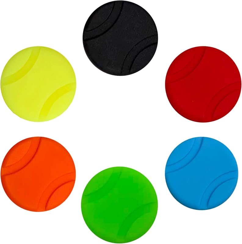 Tennis Dampener Cute/Funny 5~20 Pack Tennis Racket Vibration Dampener Soft Silicone Tennis Racquet Shock Absorbing Tennis Damper Tennis Racket Shock Absorber