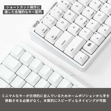 PFU Keyboard HHKB Professional HYBRID Unengraved / Ink