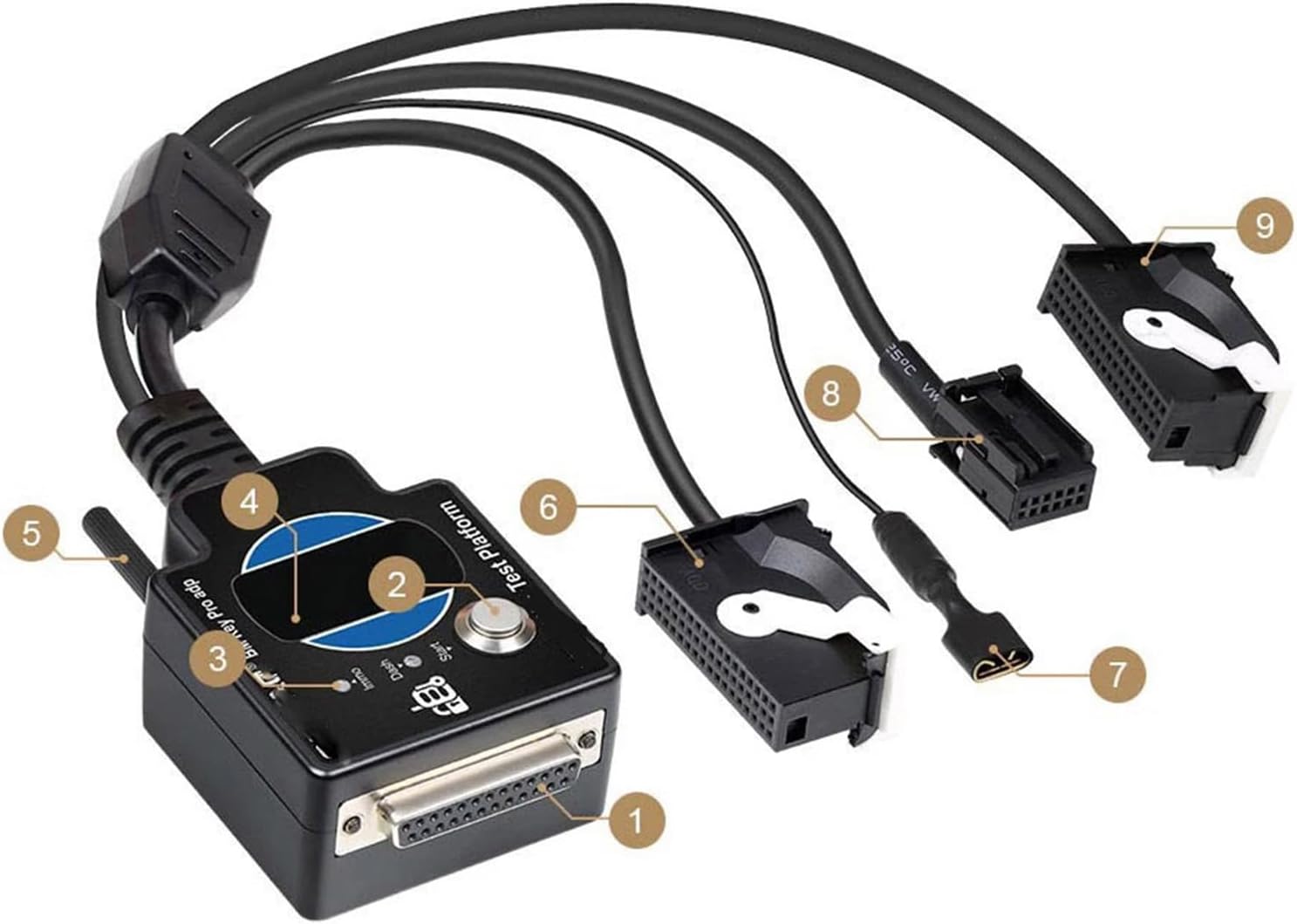 High Testing Interfaces Suitable for IM608 VVDI2 ACDP Ensuring Accurate Signals Transmission Diagnostics Car Repair Technician Tool