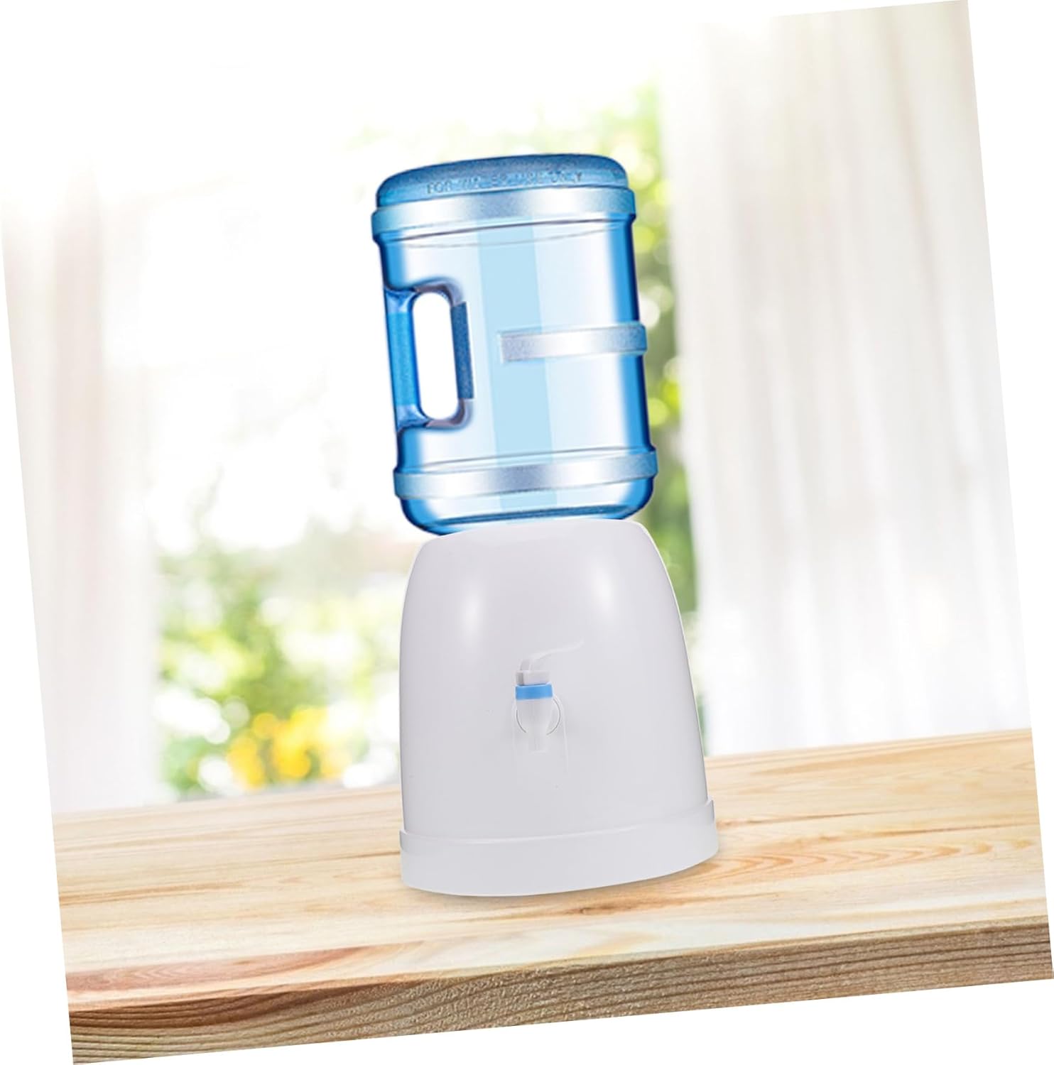 VICASKY Portable Cold Water Dispenser with Built in Tap Compact Desktop Water Cooler for Home Dorm Camping and Outdoor Use