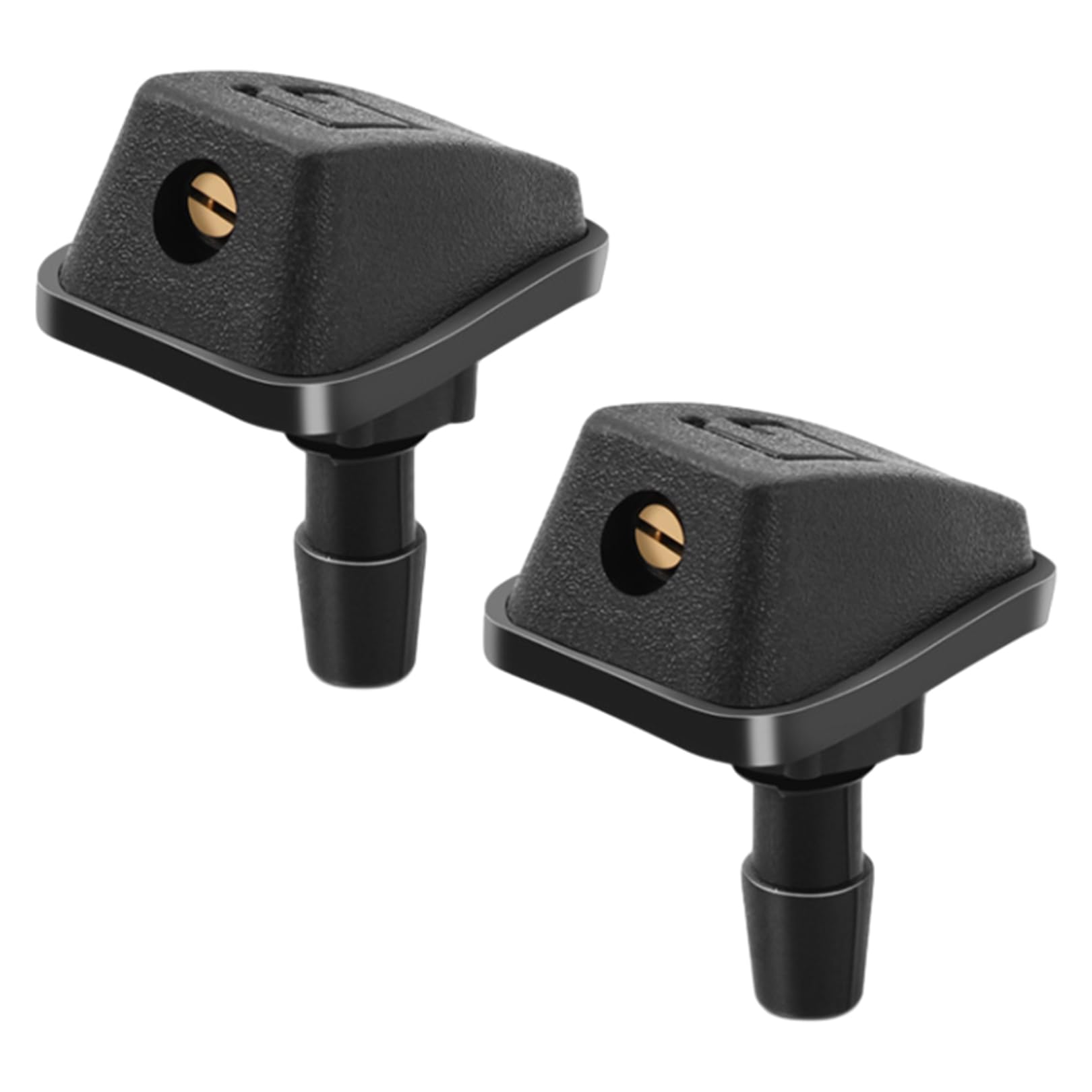 2Pcs Windshield Washer Nozzle, Spray Nozzles, Air Pump Kit, Cover Parts Accessories, Car Wiper Accesorio, Panel Hood Accessory, Water Valve Replacement, Auto Universal, Adjustable Front Head