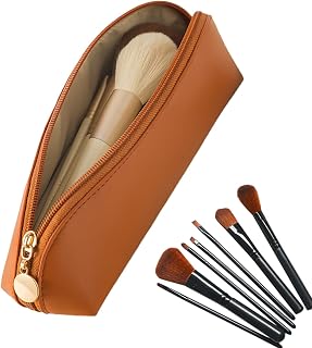 Small Makeup Bag, Travel Bag Portable Zipper Cosmetic Pouch | Multifunctional PU Travel Toiletry Bag Capacity Makeup Organizer For Daily Use