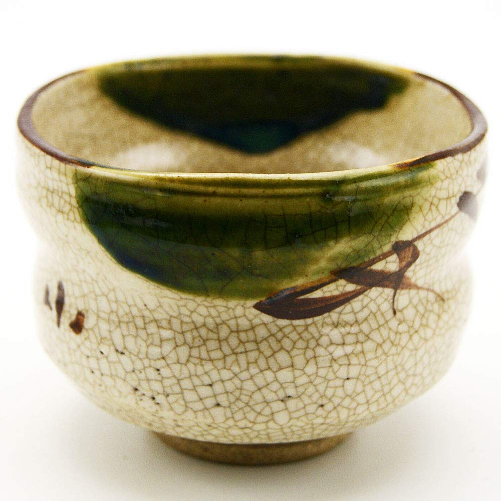 Amazon | ミニ抹茶茶碗 織部 野点用 茶道具 茶の湯道具 抹茶