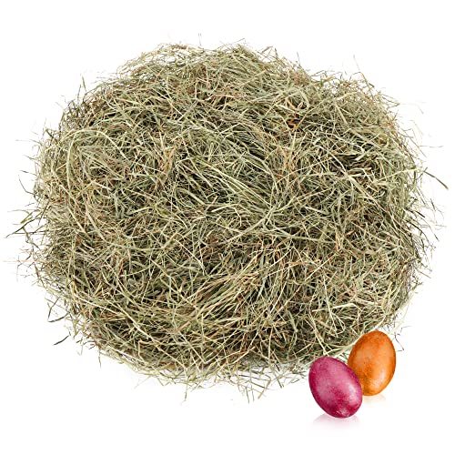 COM-FOUR® 200g Bergwiesenheu für Osternester - Osterdeko zum Basteln - natürliches Ostergras für Osterkörbe (Set4 - Bergwiesenheu - 200g)