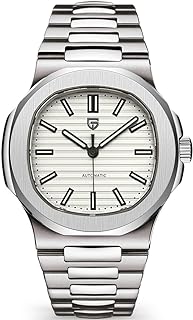PAGANI DESIGN PD1728 Mens Automatic Watches Full Stainless Steel Waterproof 100M Watches for men Men Mechanical Wristwatches