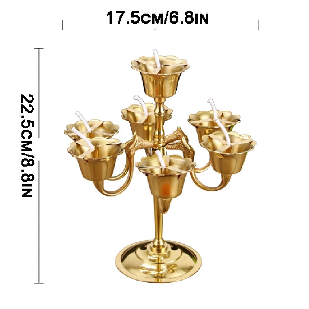 Amazon.com: YOtat Kerosene Oil Lantern Kerosene Lamp 7 Arms Metal