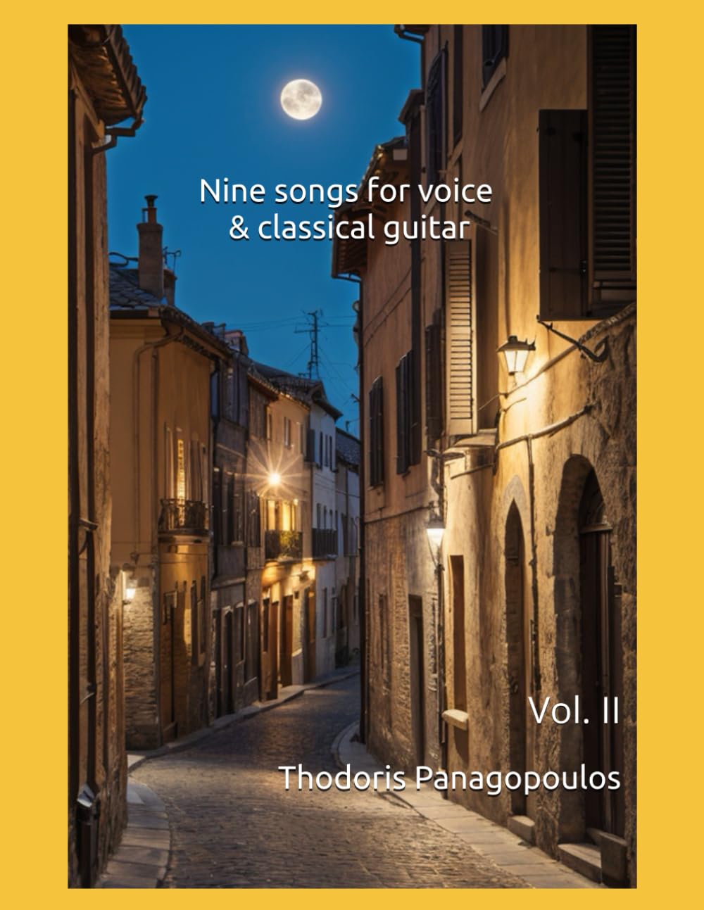 Nine songs for voice & classical guitar: Vol II