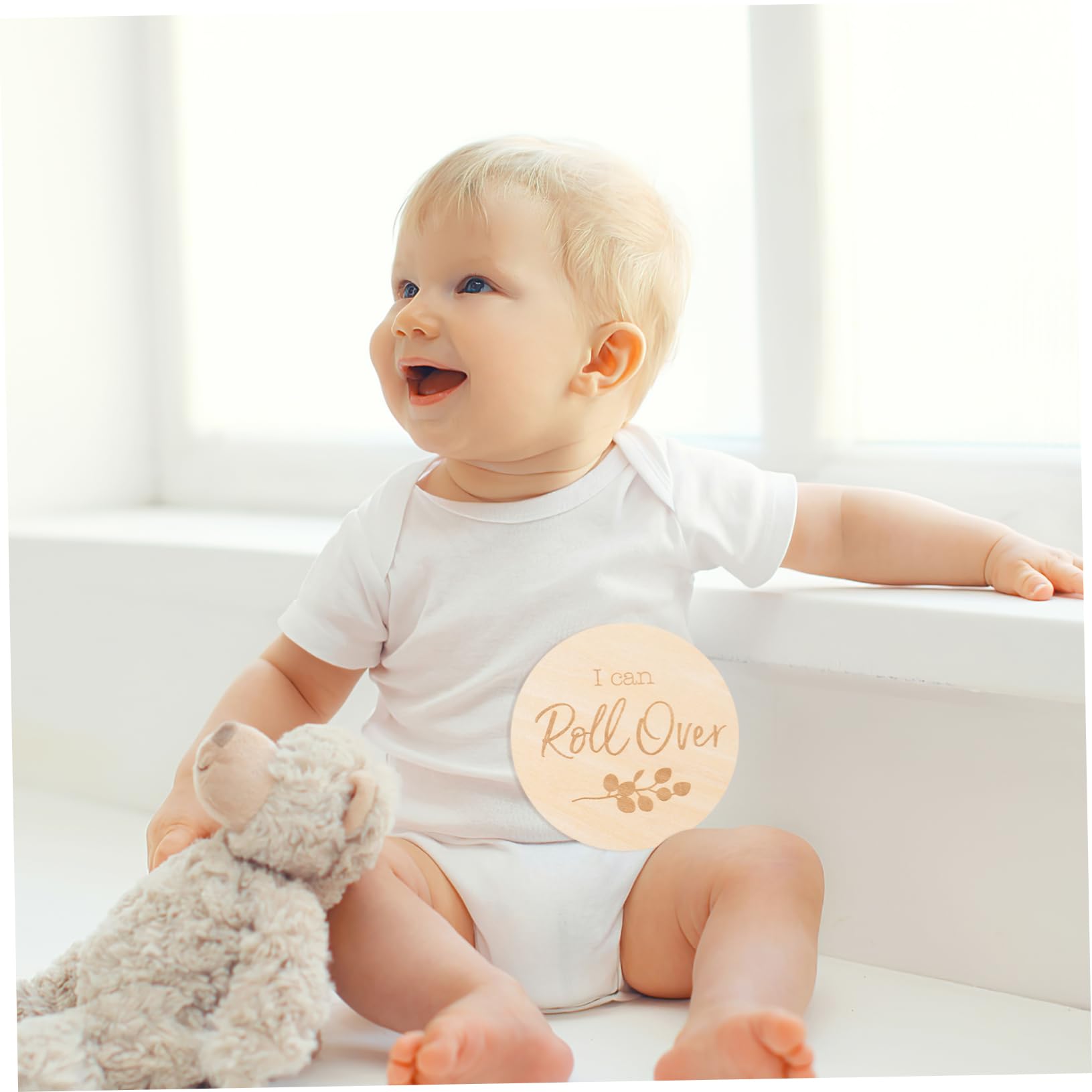 TOYANDONA 3sets Baby Karte Baby Wachstum Karten Foto Requisiten Baby Dusche Track Neugeborenen Zeichen Baby 12 Stücke * 3