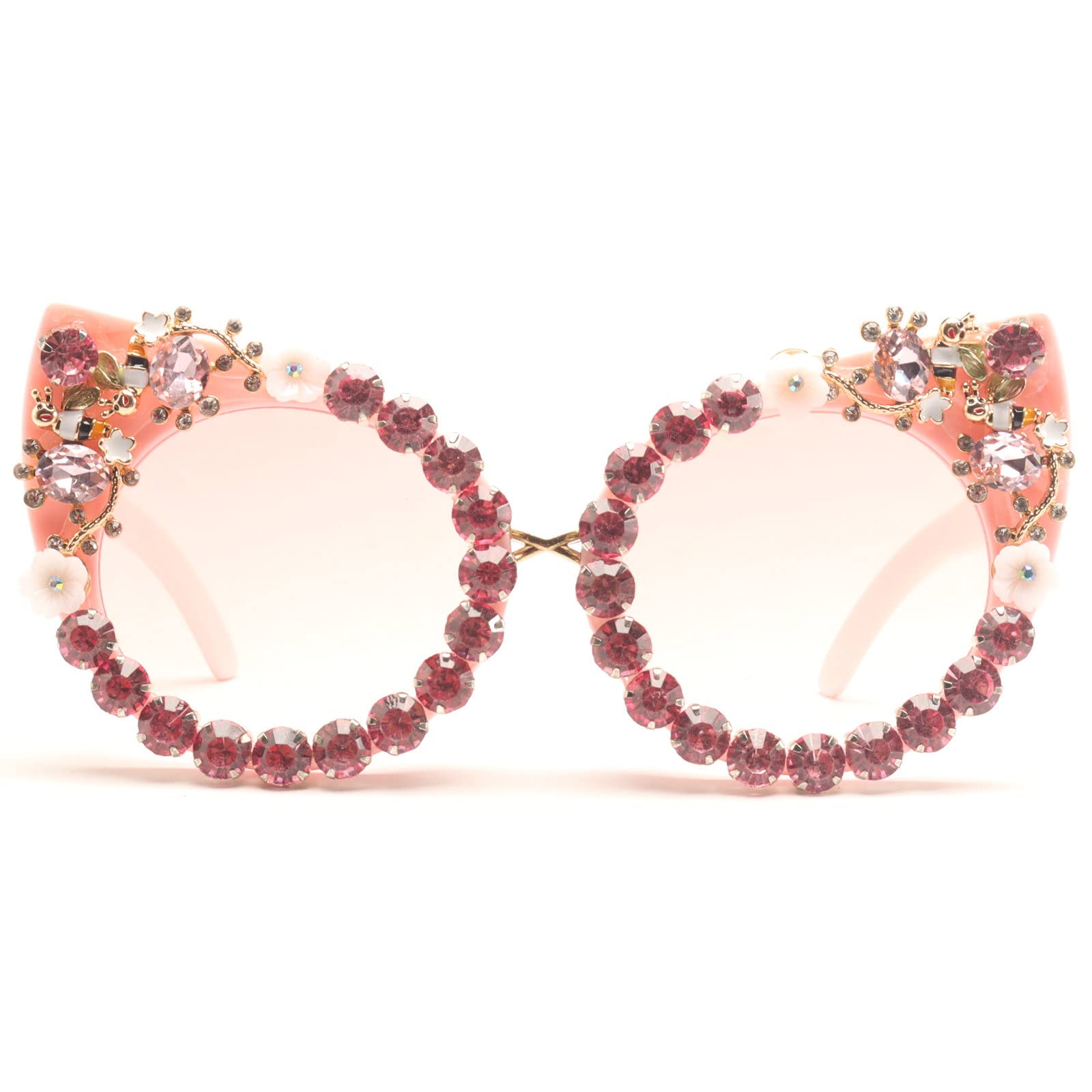 Oversized Diamond Sunglasses Women Rhinestone Cat Eye Sunglasses Vintage Female Sparkling Party sunglasses Eyewear