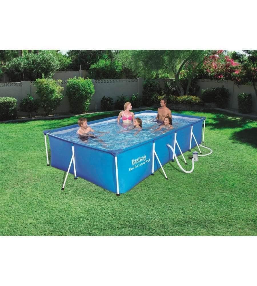 Bestway 56424 Piscina Fuori Terra Steel PRO da 400 x 211 x 81 cm