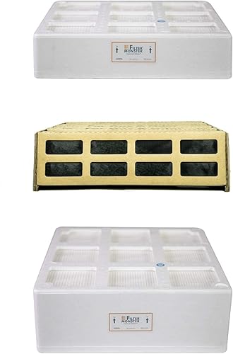 Miniatura 5 de Filter-Monster - Paquete de filtros de aire de repuesto, juego de 3 filtros, 2 unidades, compatible con purificador de aire IQAir HealthPro Series