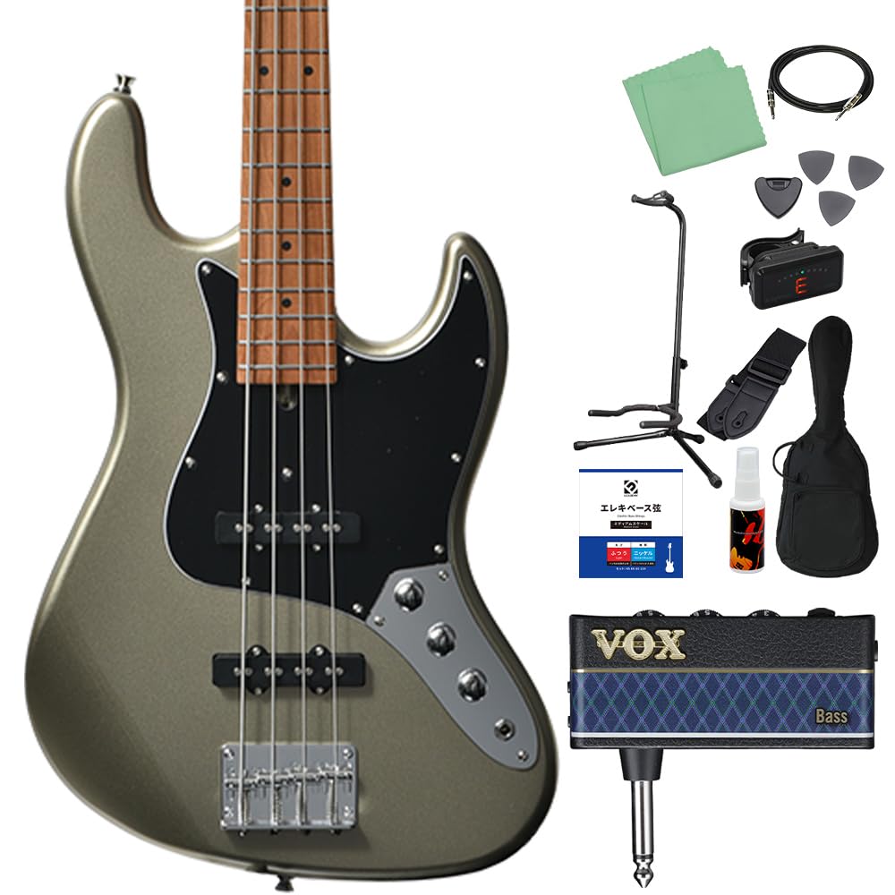 Amazon | Bacchus WJB-1DX RSM/M ベース初心者12点セット 【ヘッドホン