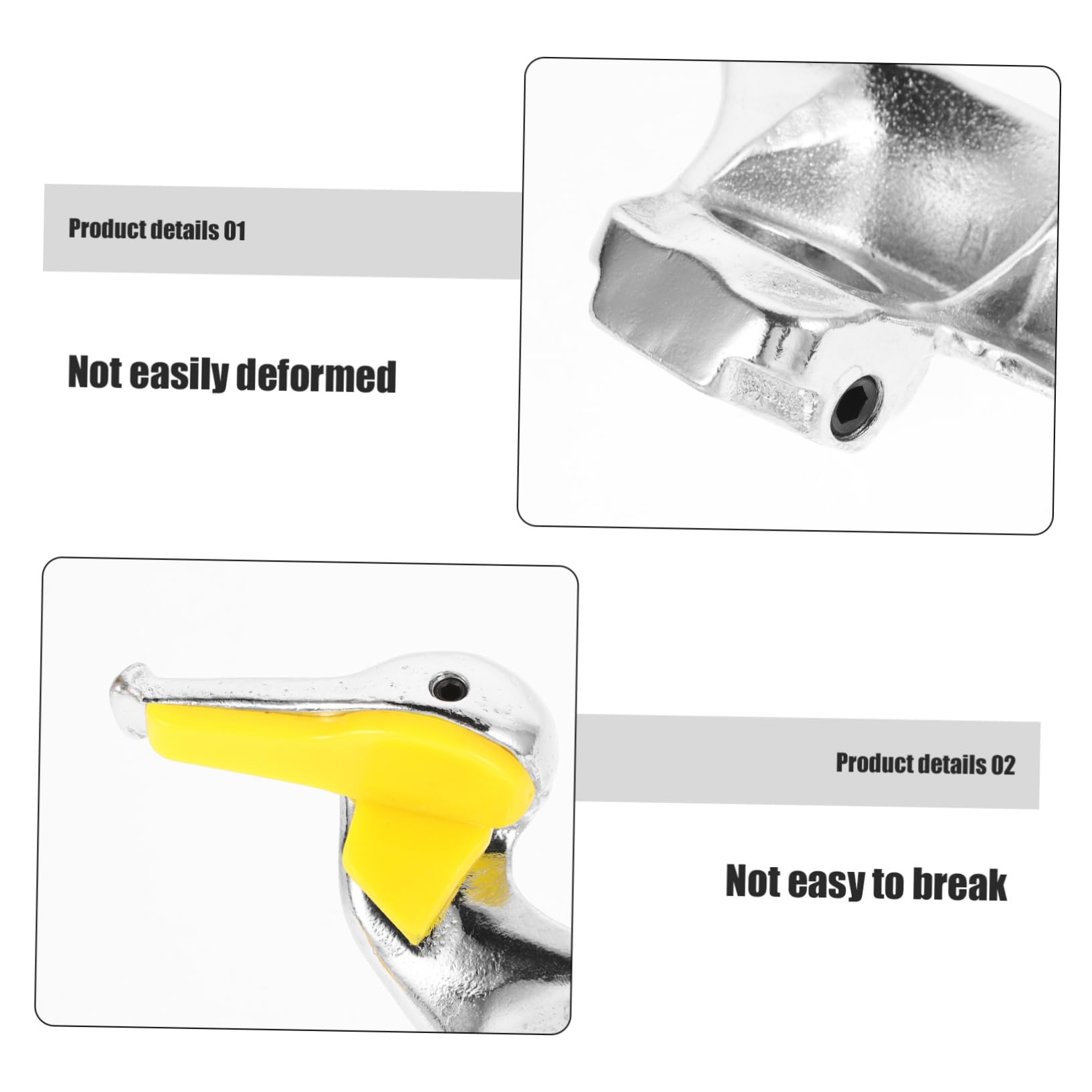 1 Set Desmontadora de Neumáticos de Motocicleta Cabezal de Pájaro con Almohadillas Protectoras para Automóvil y Motocicleta Cambiador de Neumáticos Herramienta de Reparación