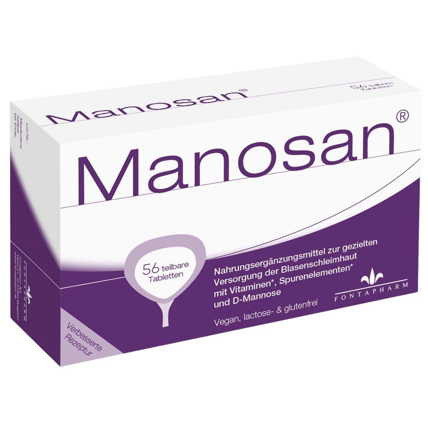 D-Mannose Kautabletten 2000mg – Einnahme ohne Wasser – Mit Biotin & Riboflavin zur Förderung der Blasenschleimhaut* sowie Vitamin C, Zink & Selen – Lactosefrei & Glutenfrei – 2 x täglich