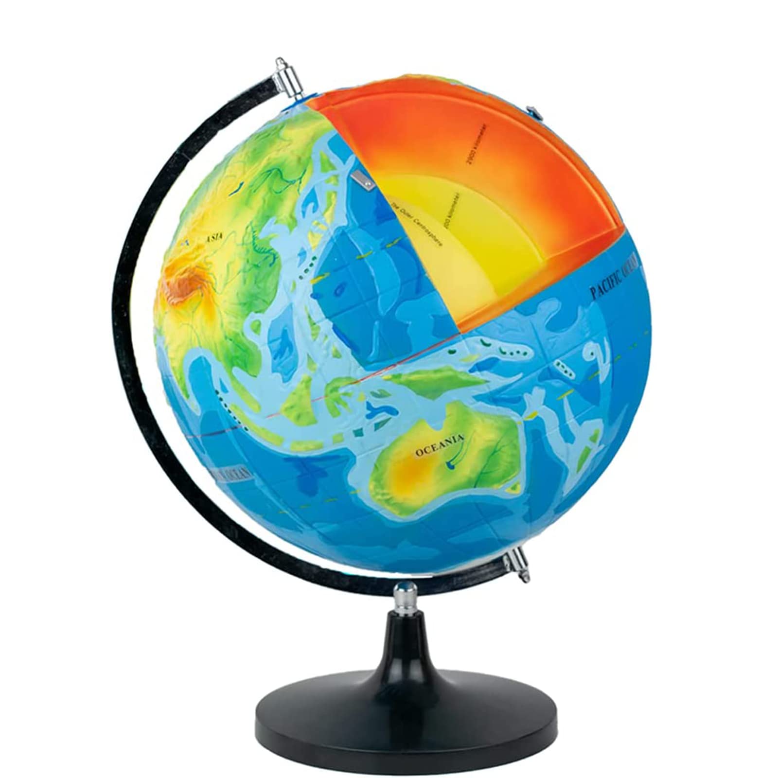 globe， Earth structure model Teaching of science geography popularization in primary school and middle Diameter 32cm