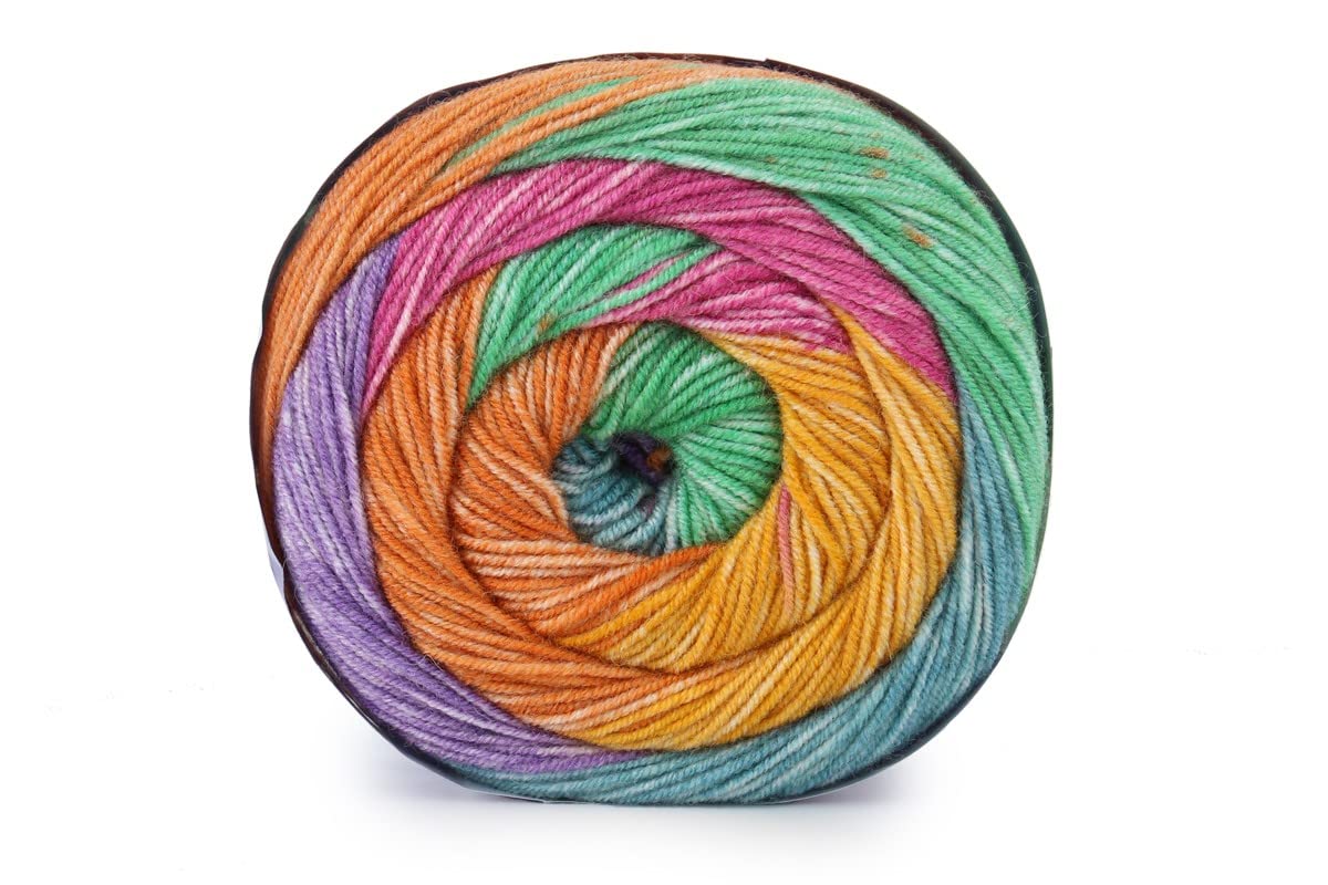 Ovillo de lana acrílica Stylecraft Batik Swirl DK de 200g color prado para labores de crochet