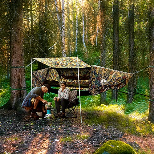 Night Cat Flat Lay Hammock Tent with Mosquito Net Waterproof Rainfly の商品画像 6