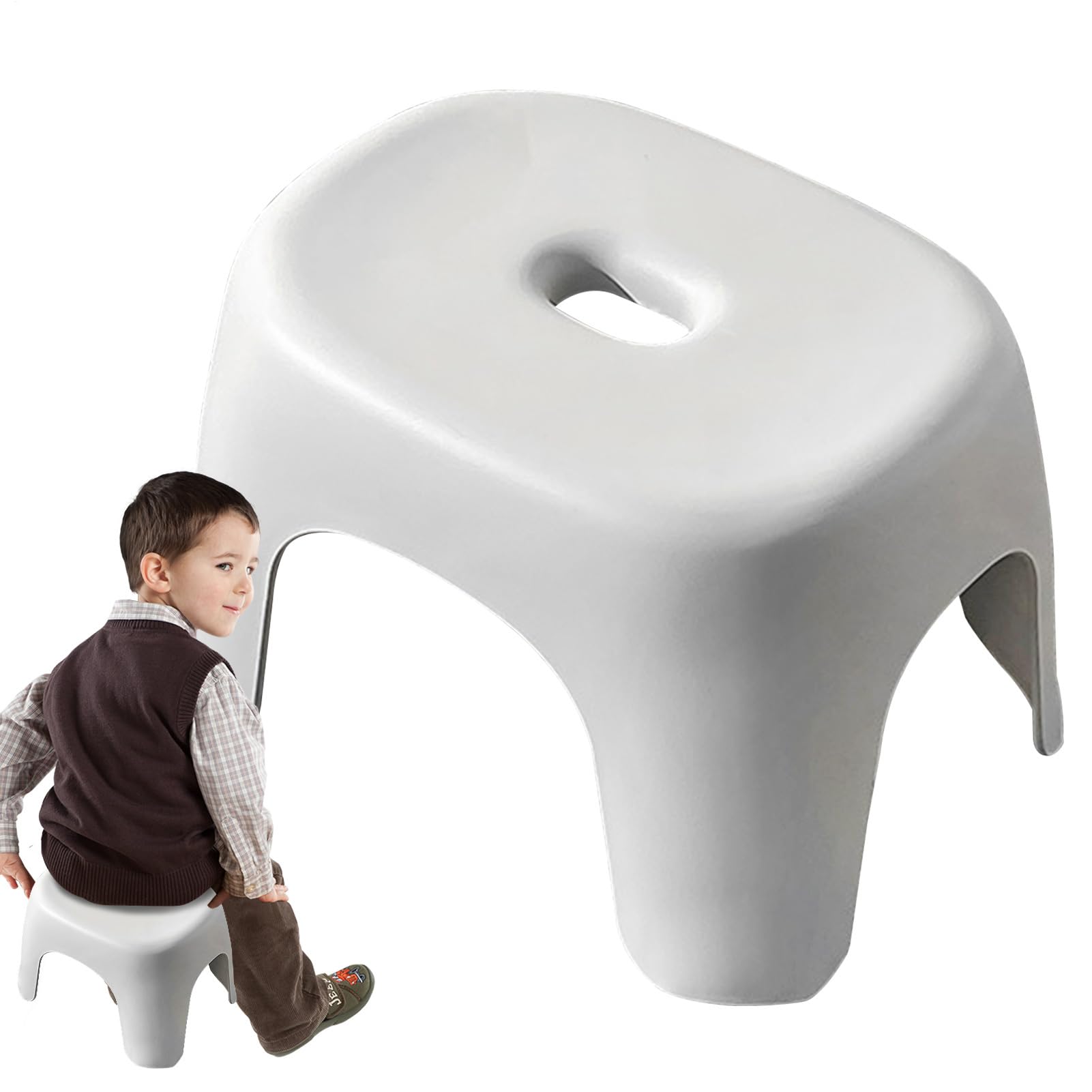 Siège portable pour s'asseoir : tabouret bas mignon et multifonctionnel