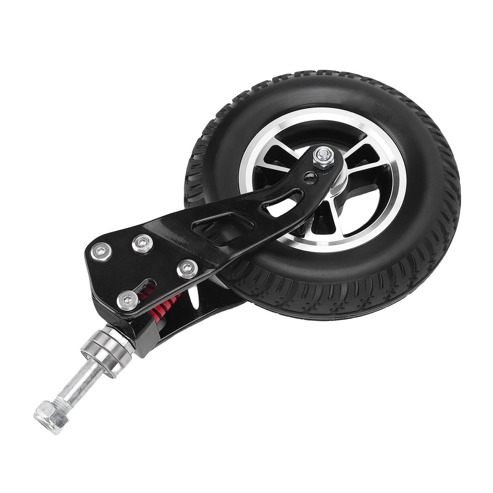 Eujgoov Roue Pivotante, de Chariot en Caoutchouc PU 7 Pouces Charge 165lbs