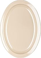 Vista 2 de Carlisle - Kingline - Platos de melamina., Bronceado, 12