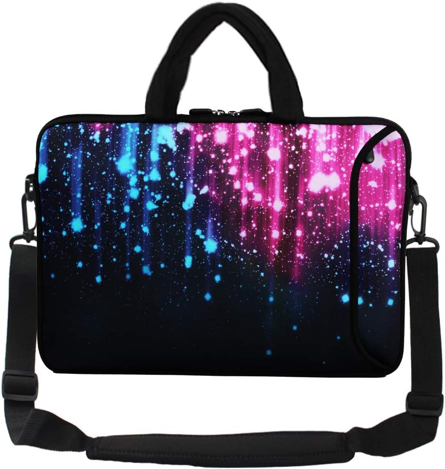 Laptop Bag Case Laptop Sleeve 13 14 15.6 Inch Messenger Bag Carrying Shoulder Bag Women Men Neoprene Zipper