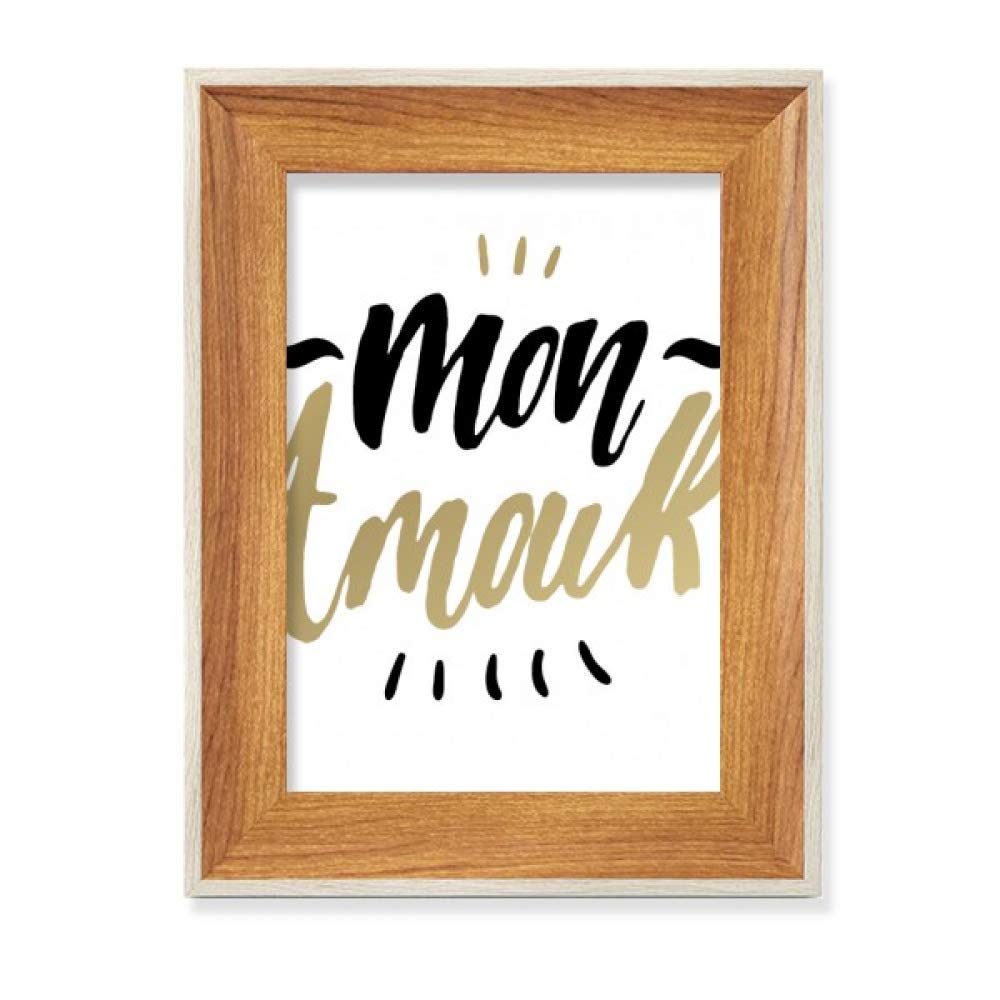 Marco de fotos de madera Mon Amour para revivir tus momentos más especiales