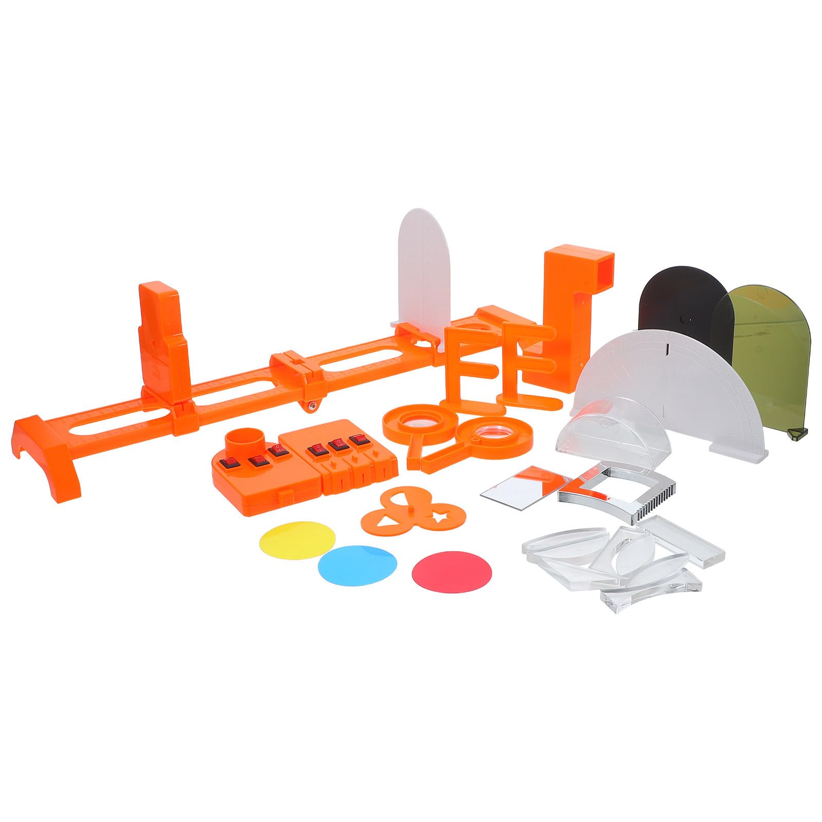 Kit per esperimenti di fisica, esperimenti di fisica ottica, rifrazione e riflessione della luce, piccolo foro imaging, ABS, per studenti e classroom