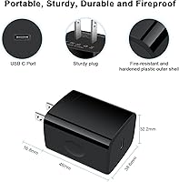 Vista 4 de Cargador de teléfono rápido USB C de 20 W para Samsung Galaxy A17 A56 A36 A26 A55 A35 A54 5G A53 A73 A23 A71 A51 A52 A42 A32 A15 A13 A03s A30, S24