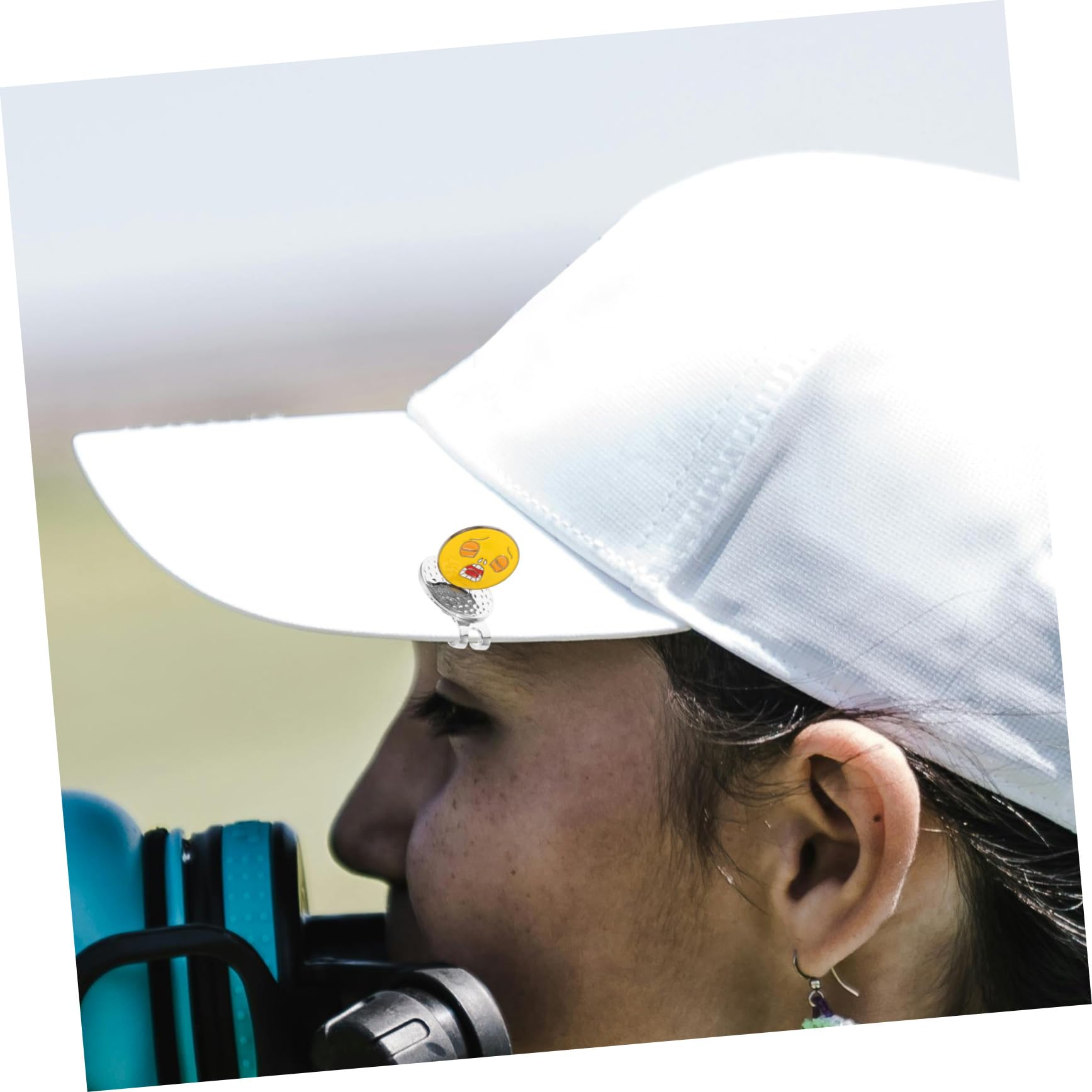 HANABASS Golfhut-Clip Golfhutclip Golfschirmclip Golfkugel Markierer Golfschirmbefestigung Hat Clip Golf Zubehör Ballmarker Golfball Kappen Hut-Marker- Golfzubehör