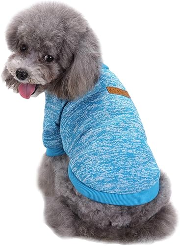 Miniatura 21 de Jecikelon Ropa para Perros Suéter para Perros Ropa Suave para Cachorros Ropa de Invierno Suéteres para Cachorros Atuendo Cálido para Perros Pequeños