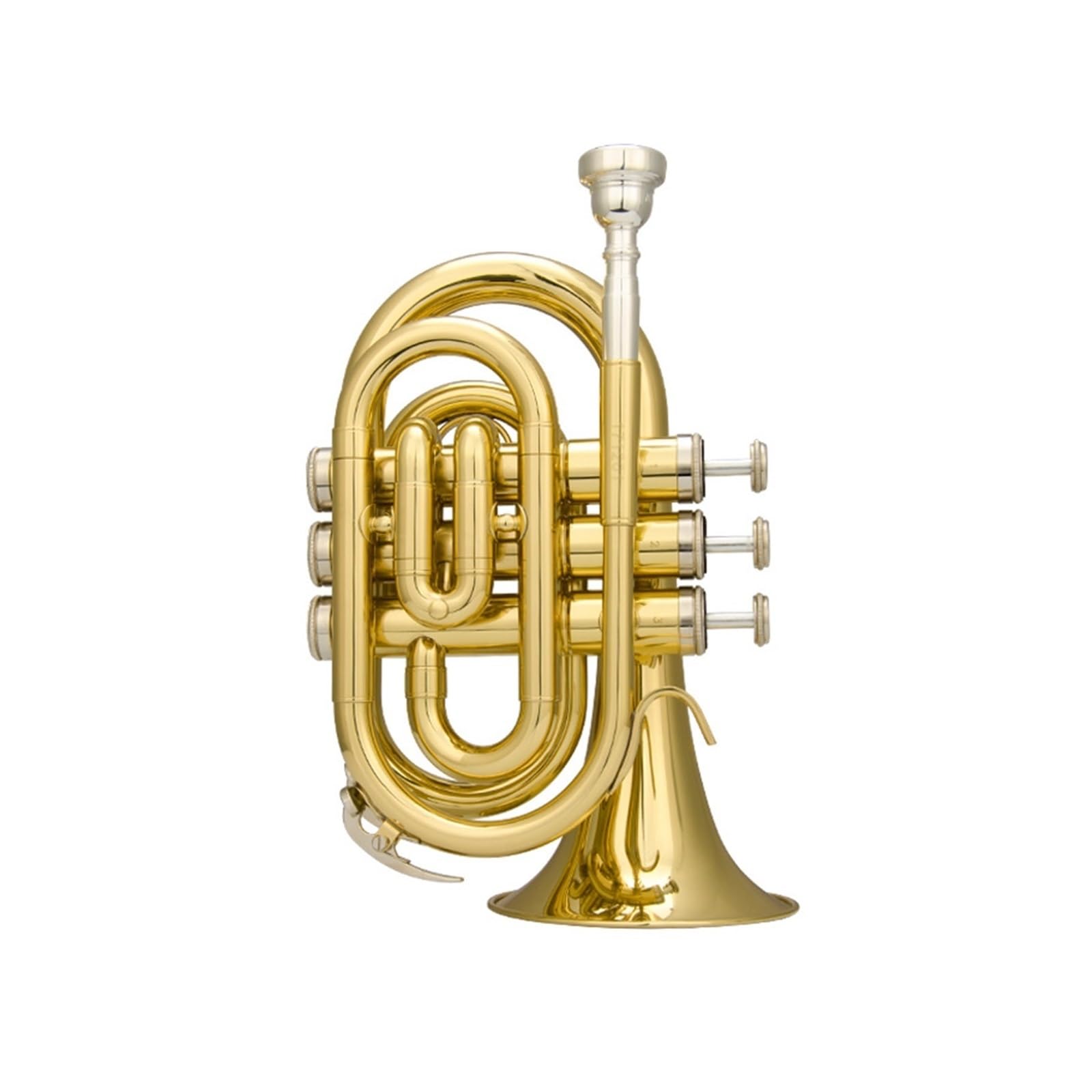 Trąbki Przenośna trąbka Palm B z płaską kieszonką na instrument dęty blaszany kornet