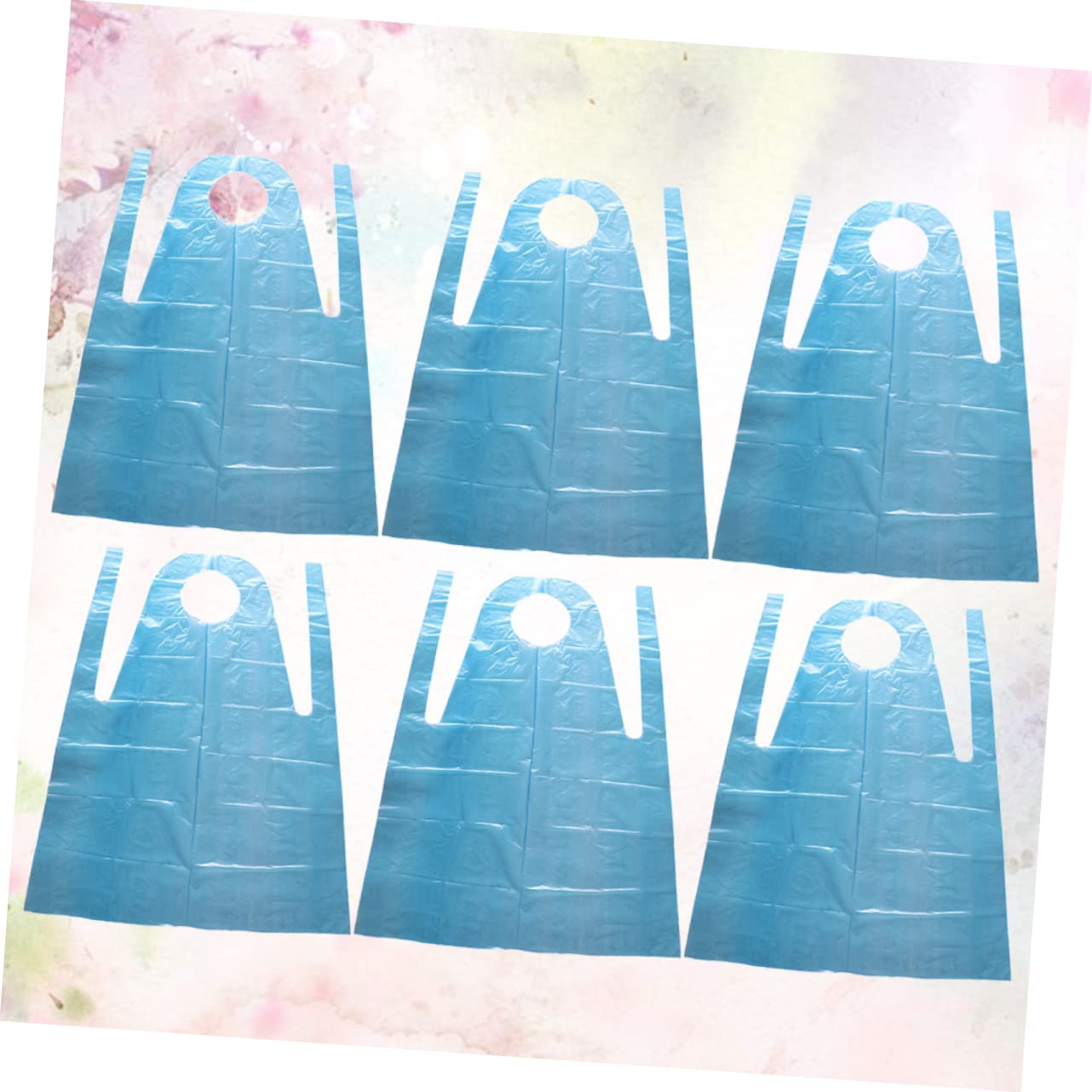 Cabilock 20pcs Oil Proof Waterprooof Apron Barbecue Disposable Sleeveless Kitchen Housework Plastic Waterproof