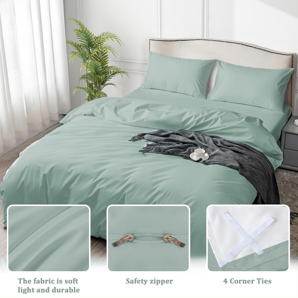 DUJUIKE Copripiumino Impermeabile, Copripiumino, Copripiumino Impermeabile, Anti-incontinenza, Adatto per animali domestici, (Verde, 220 x 230 cm)