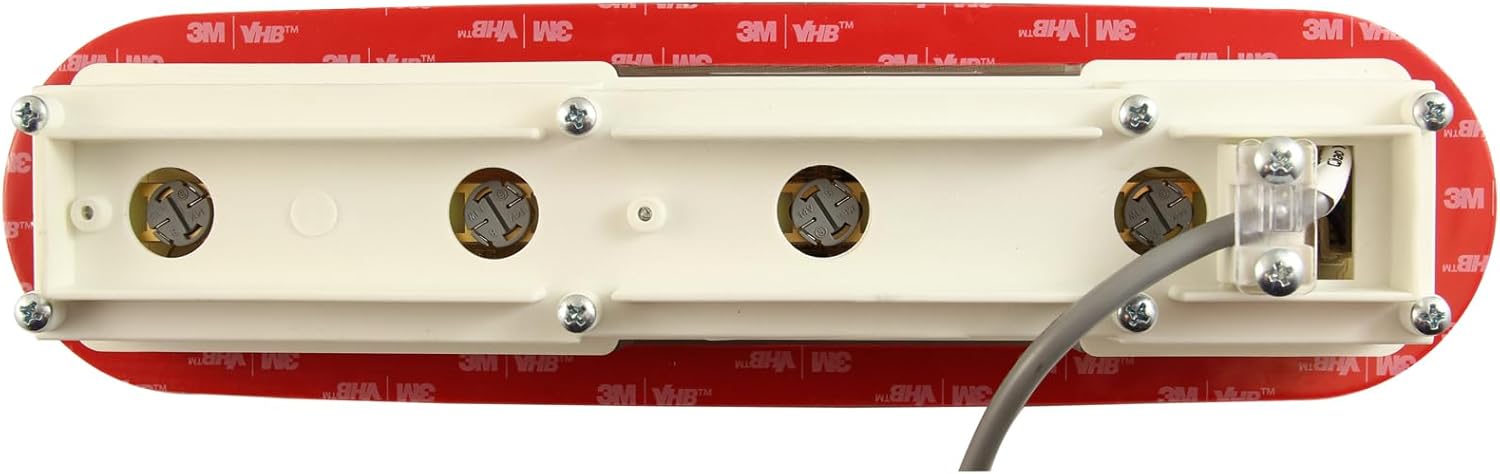 Zadní view of the Balboa Water Group G8390 ML900 topside control panel, showing mounting screws and adhesive