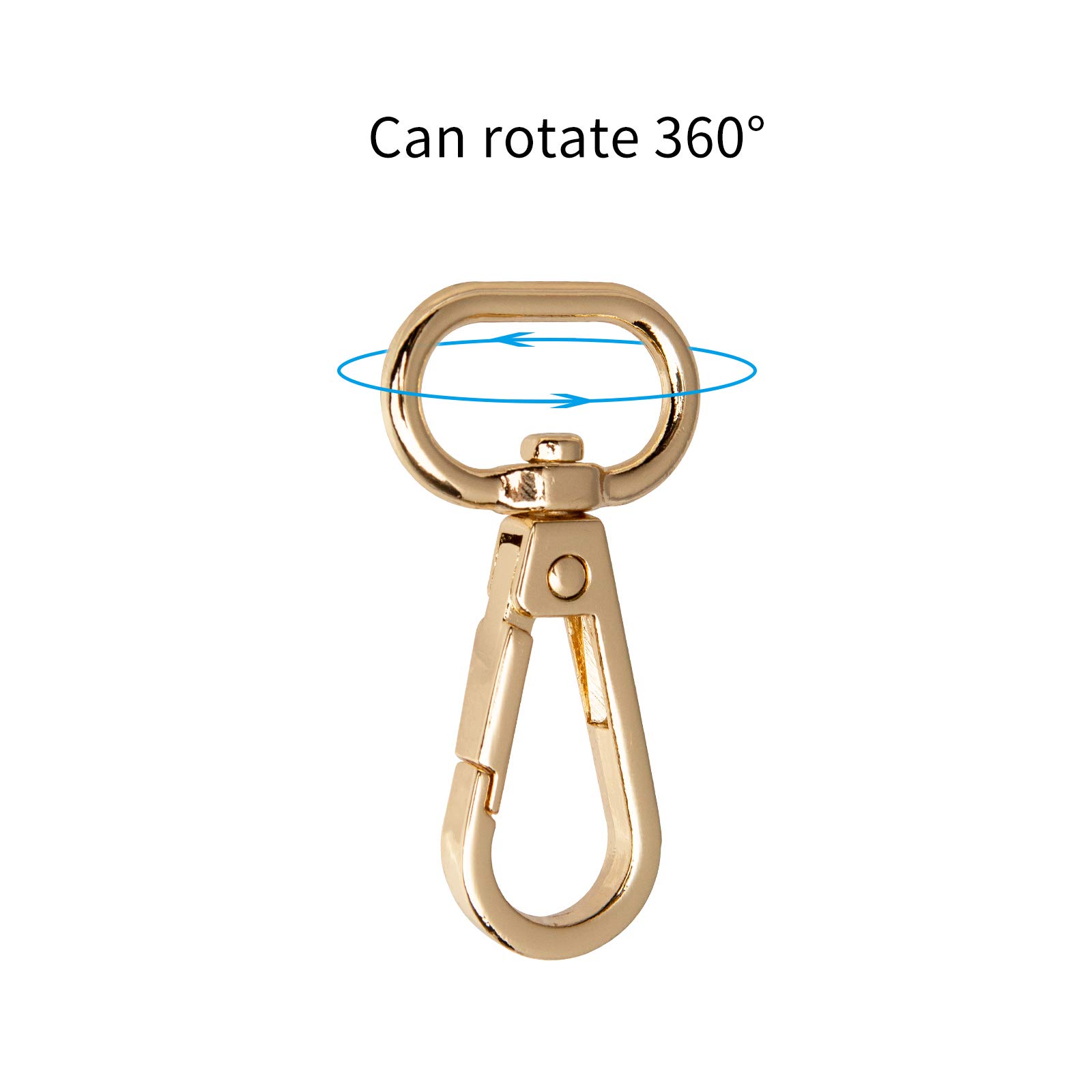 KIMI-HOSI 10 stks Legering Kreeft Gespen Ring Clips Sleutelhanger Haken Voor Handtas Portemonnee Lanyard DIY Craft Naaien DIY Accessoires - Golden KIMI-HOSI 10 stks Legering Kreeft Gespen Ring Clips Sleutelhanger Haken Voor Handtas Portemonnee Lanyard DIY Craft Naaien DIY Accessoires - Golden