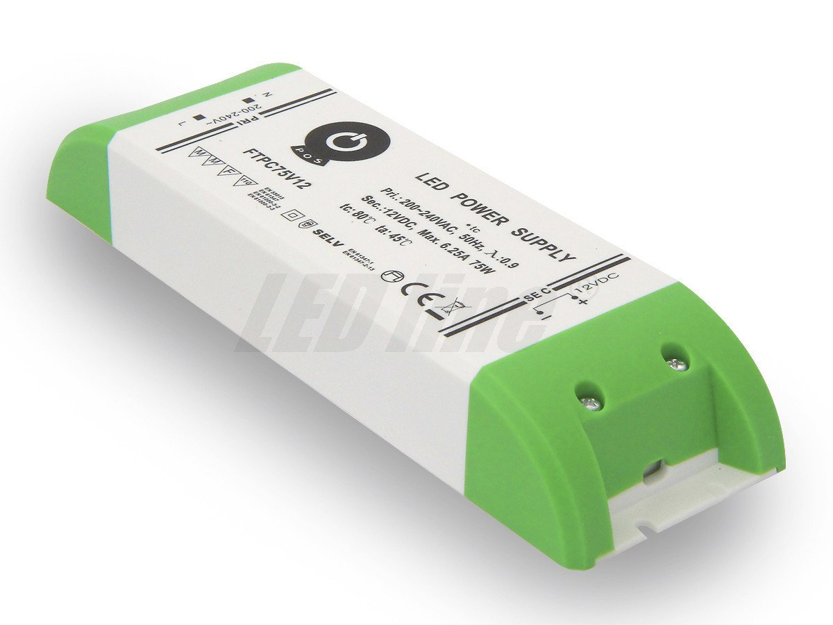 Alimentatore 12V 15W Con Distributore A 6 Vie E Interruttore A Pedale, Trasformatore Per LED, Certificato GS-Tüv - 3