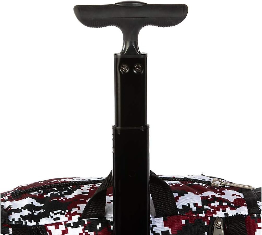 Boombah Rolling Superpack 2.0 Camo Baseball / Softball Gear Bag - 23-1/2" x 13-1/2" x 9-1/2" - Multiple Colors - Telescopic Handle and Holds 4 Bats - Wheeled Version