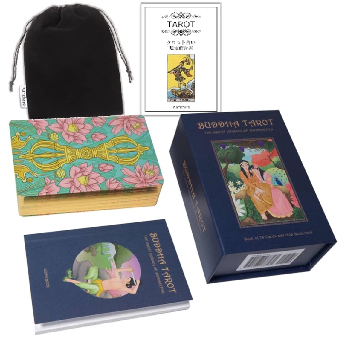 Amazon | Kancharo タロットカード 78 枚 タロット占い【ブッダ