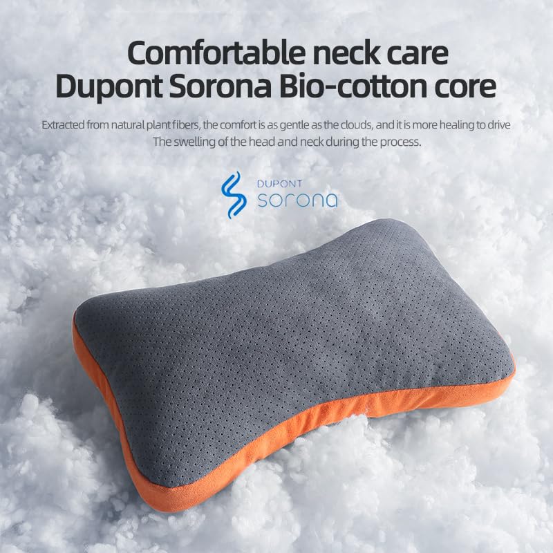 regulowana poduszka do spania w podróży Do ZEEKR 001 Suede 2021-2025