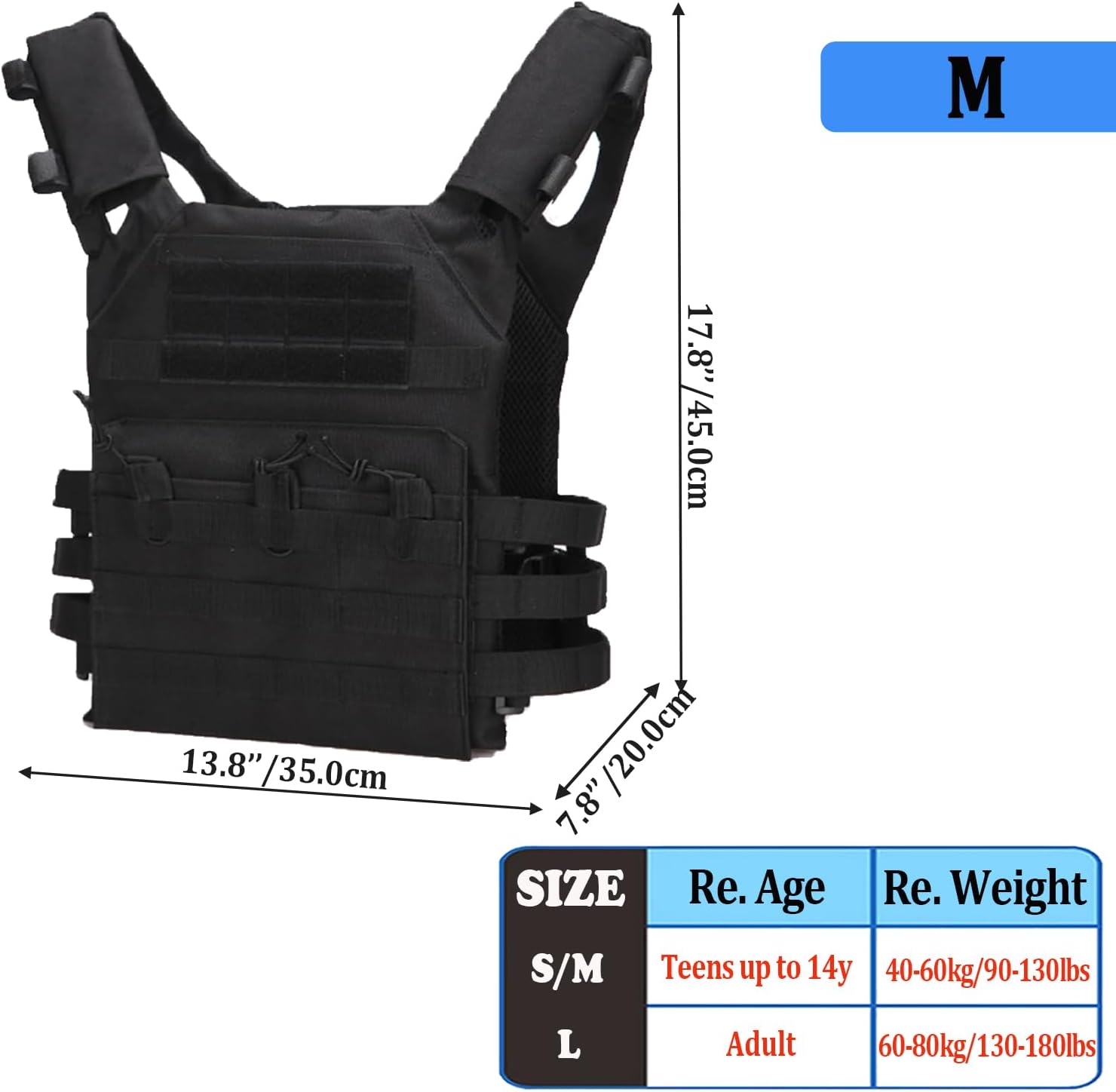 Taeku Tactical Outdoor Vest – Kids Adjustable Lightweight Play Clothing Vests for Cosplay, Team Games, Outdoor Activities - Image 2