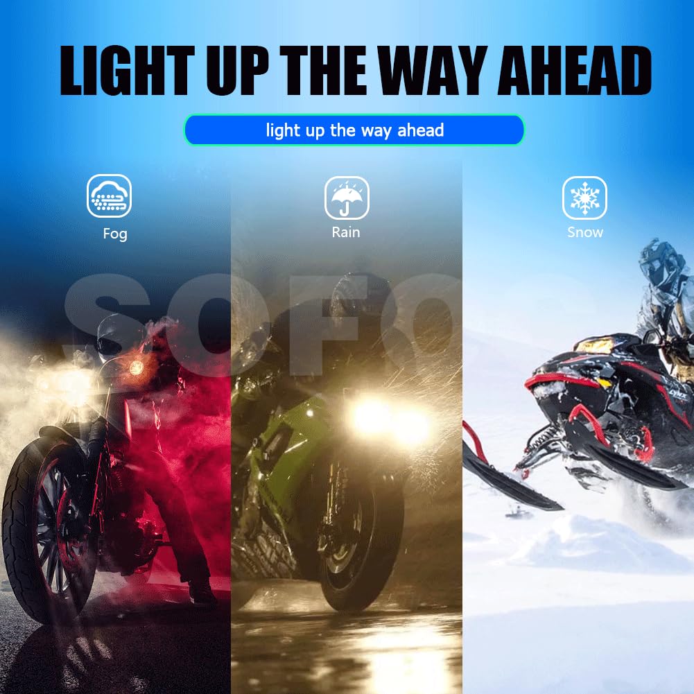 SOFOC BA20D S2 Halógeno 12V Blanco Cálido 35W Luz Alta/Baja Moto 1Pza