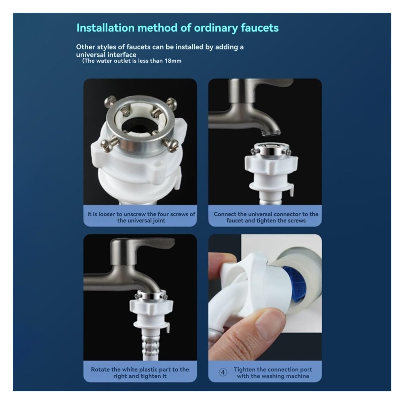 Tubo Di Carico Acqua Per Lavatrice Condotto In PVC Bianco 3 Metri Fredda