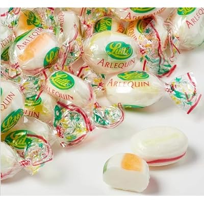 Lutti Arlequin Original hard candy individually wrapped, french candy, Fruit Flavors 300g (10.6 oz)