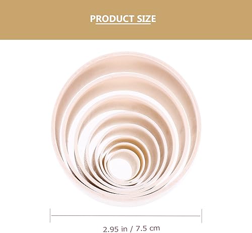 Miniatura 2 de EXCEART 16 Uds. Herramienta para hacer flores, tubos de plástico, 8 tamaños, herramienta de fabricación de flores de nailon, accesorio de flores de